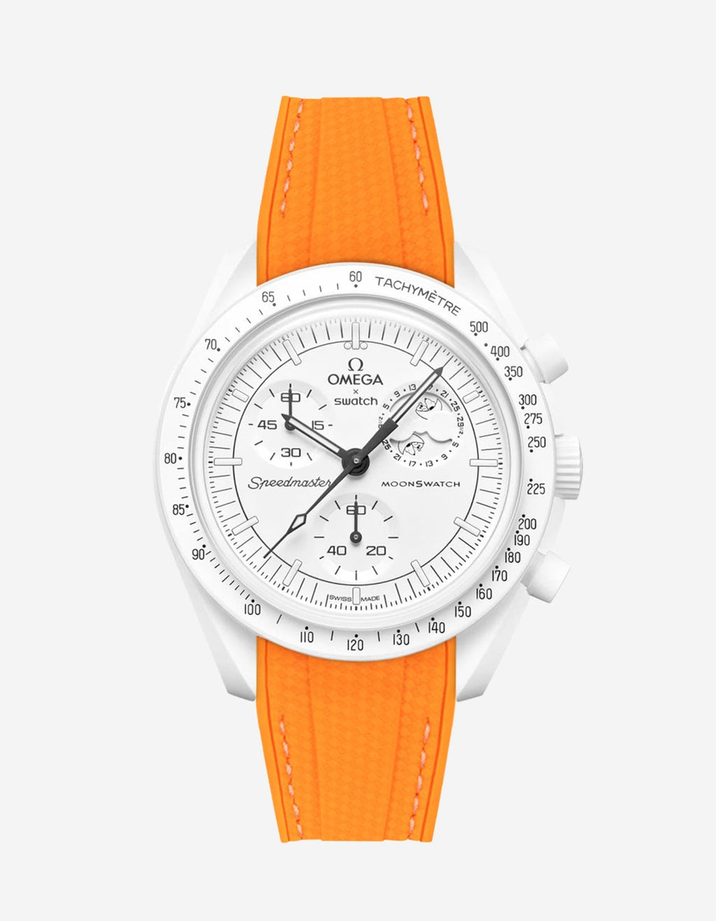 MoonSwatch Mission to the Moon Phase (Rubber Strap) - OM Luxury