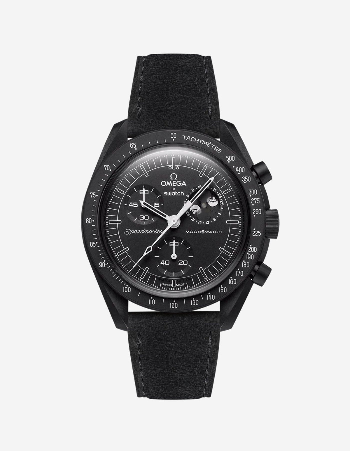 Mission to the Moon Phase - New Moon (Leather Strap) - OM Luxury