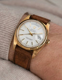 Brown Suede Leather Strap - 17-21mm - OM Luxury