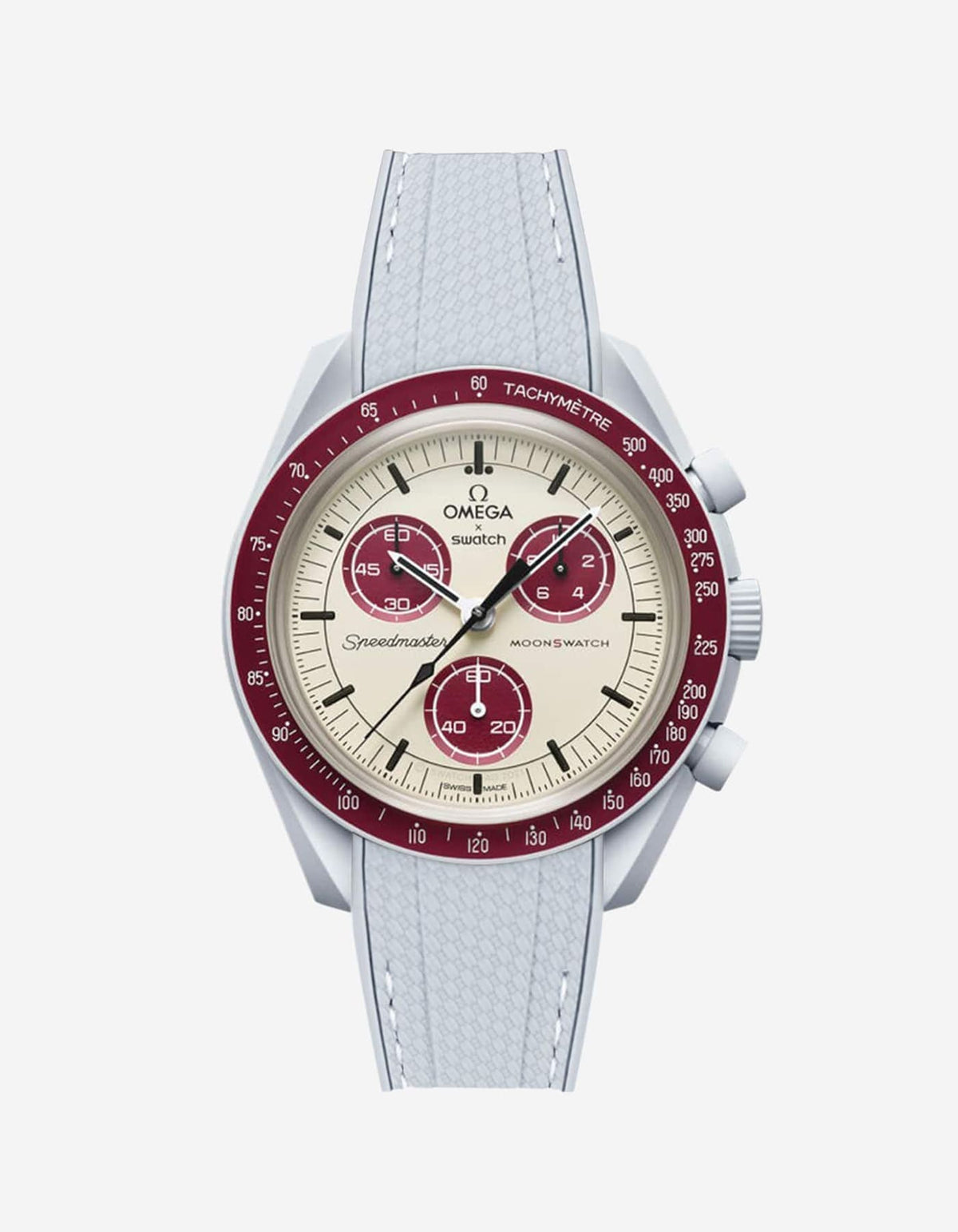 MoonSwatch Mission to Pluto (Rubber Strap) - OM Luxury