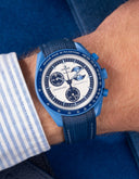 MoonSwatch Mission to the Super Blue Moon Phase (Rubber Strap) - OM Luxury